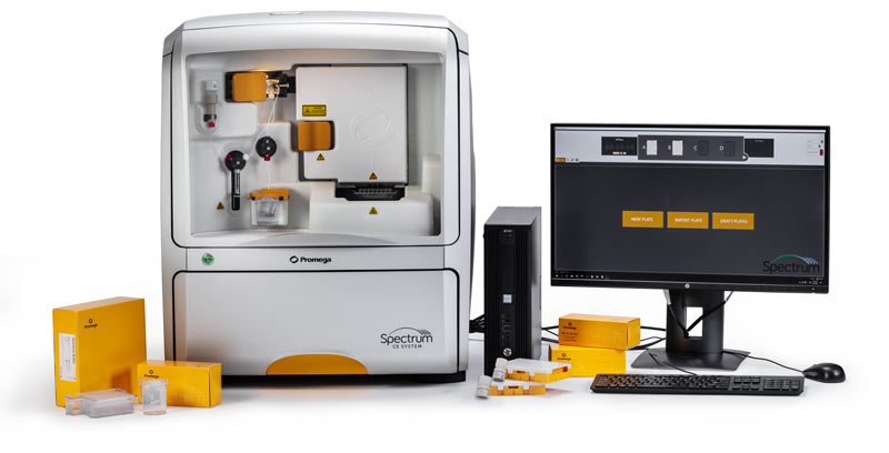 The Spectrum CE System includes a computer and software to have you quickly running analyses.