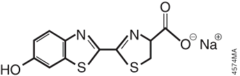 Structure of Luciferin-EF.